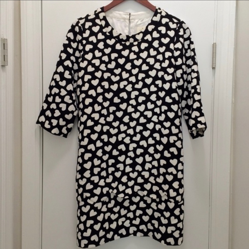 Kate spade 'dancing hearts' shift dress